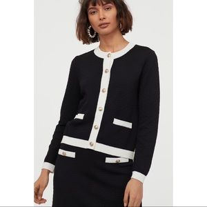 SET Knit Skirt and Cardigan